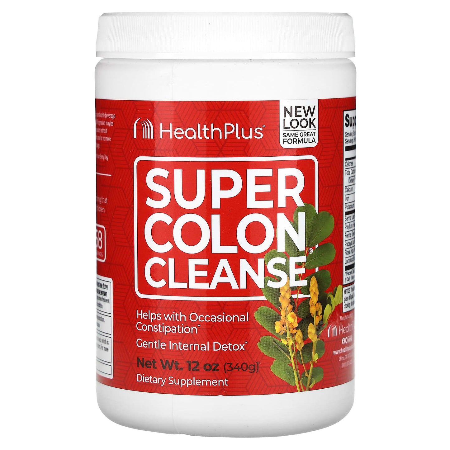 Health Plus, Super Colon Cleanse, 12 Oz Ounces UPC 083502098768 | Hilife Vitamins