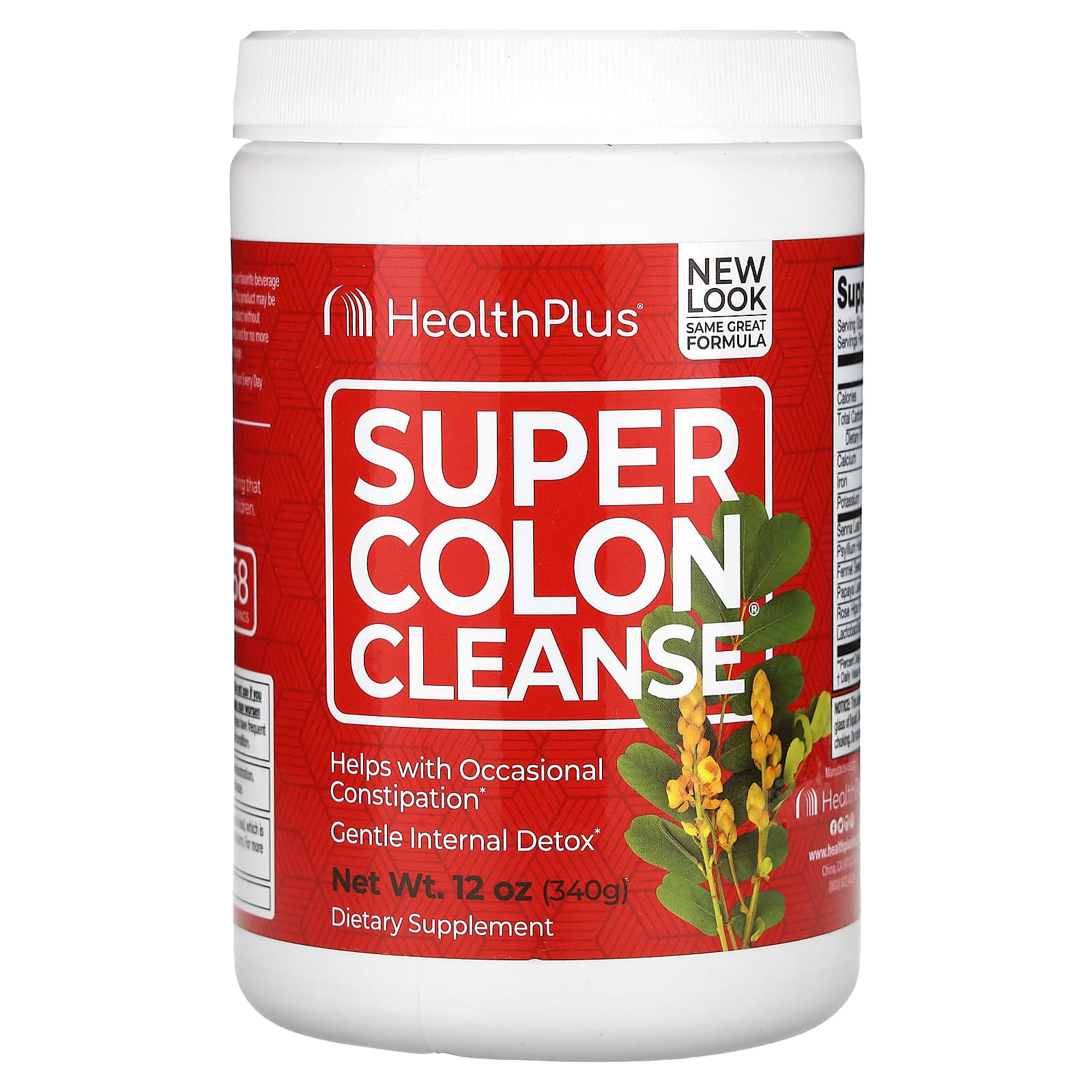Health Plus, Super Colon Cleanse, 12 Oz Ounces UPC 083502098768 | Hilife Vitamins