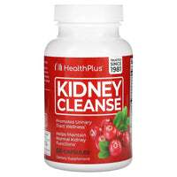 Health Plus, Kidney Cleanse, 60 Capsules UPC 083502550020 | Hilife Vitamins