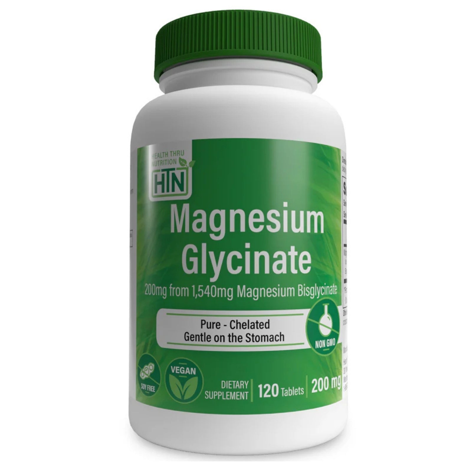 Health Thru Nutrition, Magnesium Glycinate, 120 Tablets UPC 819193021453 | HiLife Vitamins