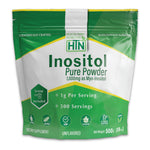Health Thru Nutrition, Inositol Pure Powder Unflavored, 500 G (17.6 oz) UPC 819193021514 | Hilife Vitamins