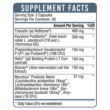 Healthgevity, GUTgevity™, 60 Capsules UPC 702571009375 | Hilife Vitamins