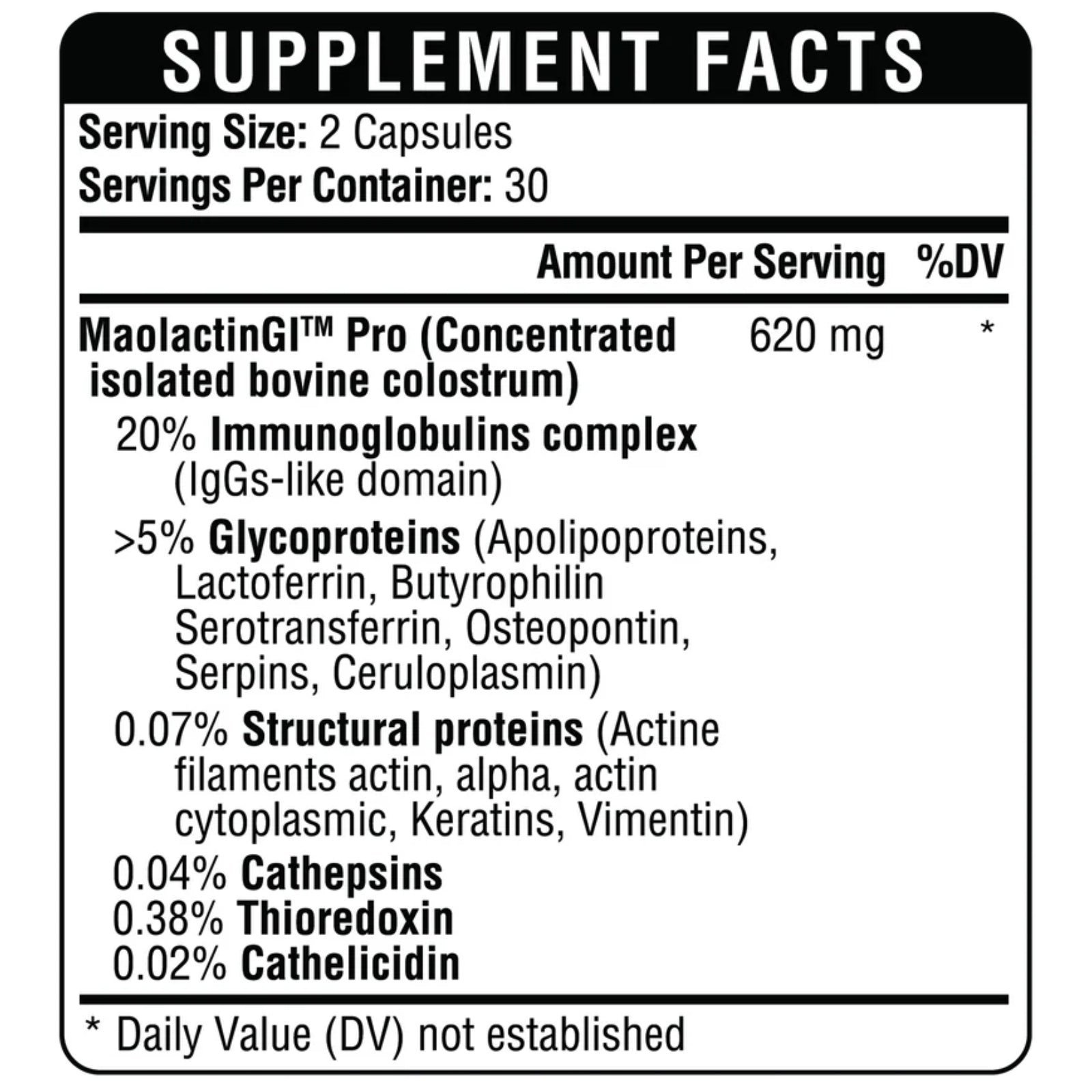 Healthgevity, Colostrum-GI Bio-Biotic™, 60 Capsules UPC 702571009474 | Hilife Vitamins