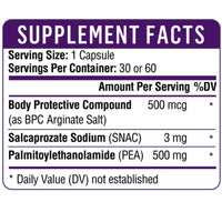 Healthgevity, BPC+PEA 500, 60 Capsules