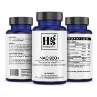 Healthgevity, NAC 900+, 90 Capsules UPC 792105240152 | HiLife Vitamins