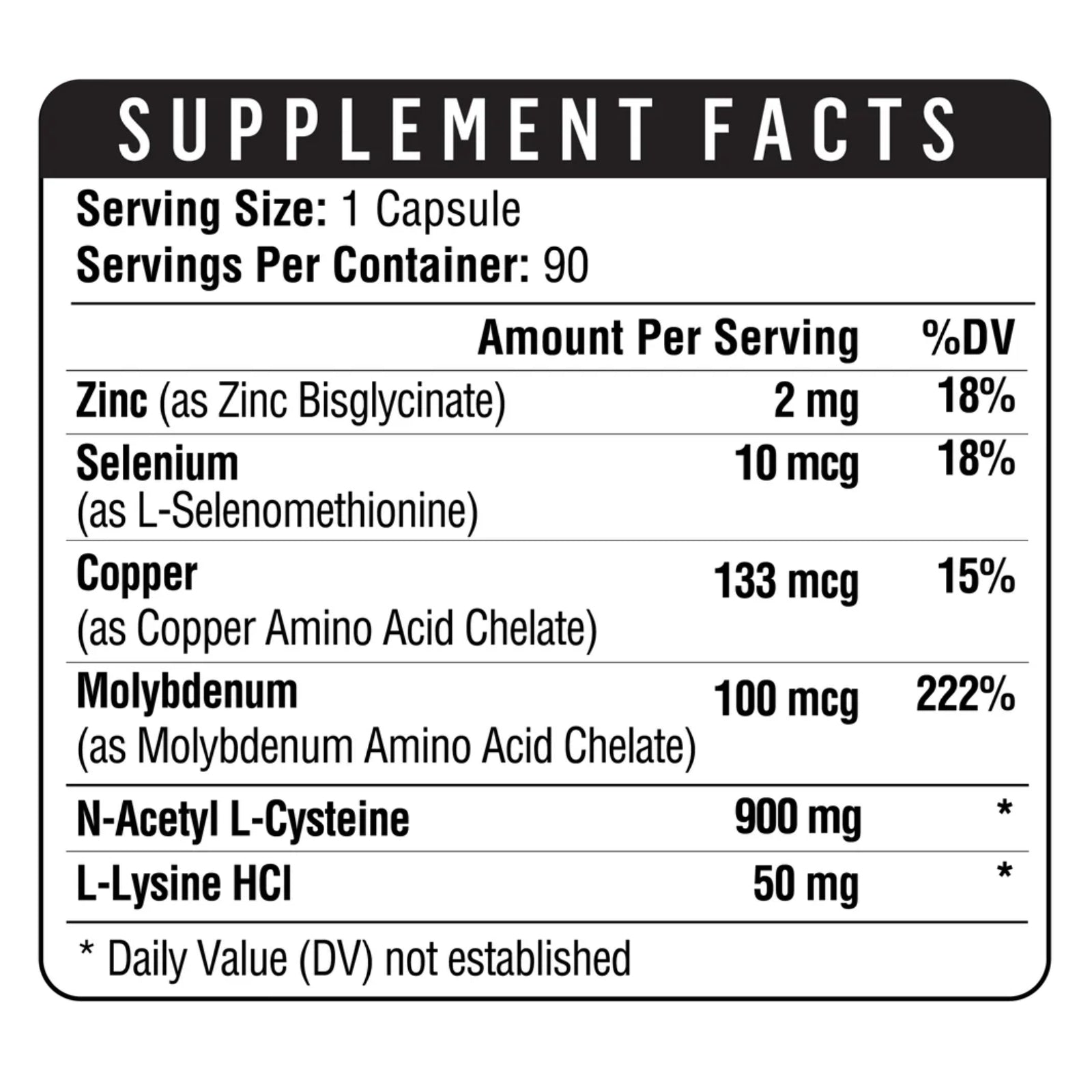 Healthgevity, NAC 900+, 90 Capsules UPC 792105240152 | HiLife Vitamins