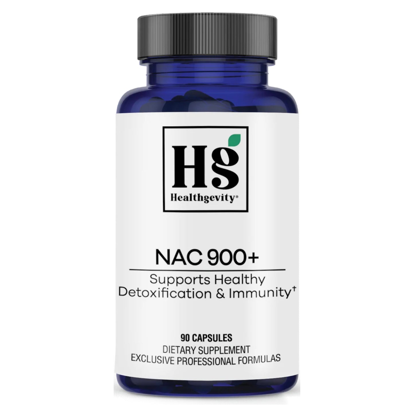 Healthgevity, NAC 900+, 90 Capsules UPC 792105240152 | HiLife Vitamins