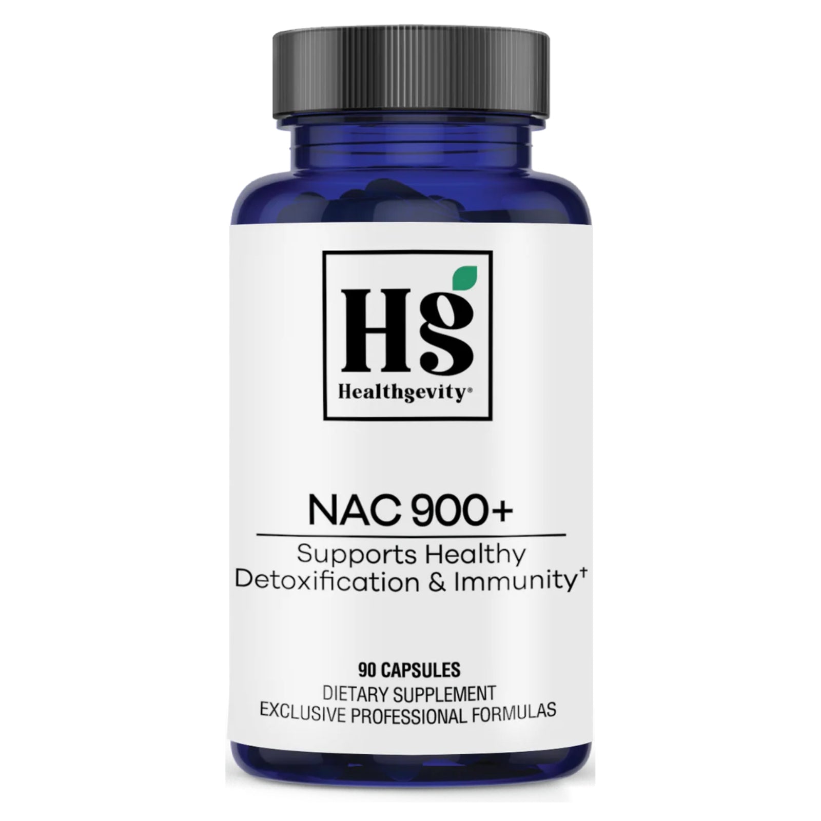 Healthgevity, NAC 900+, 90 Capsules UPC 792105240152 | HiLife Vitamins