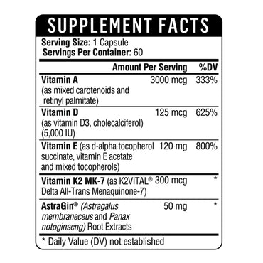 Healthgevity, Protect+ 5, 60 Capsules UPC 792105240237 | Hilife Vitamins
