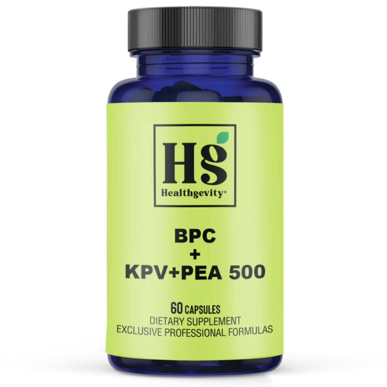 Healthgevity, BPC+KPV+PEA 500, 60 Capsules - 792105240305