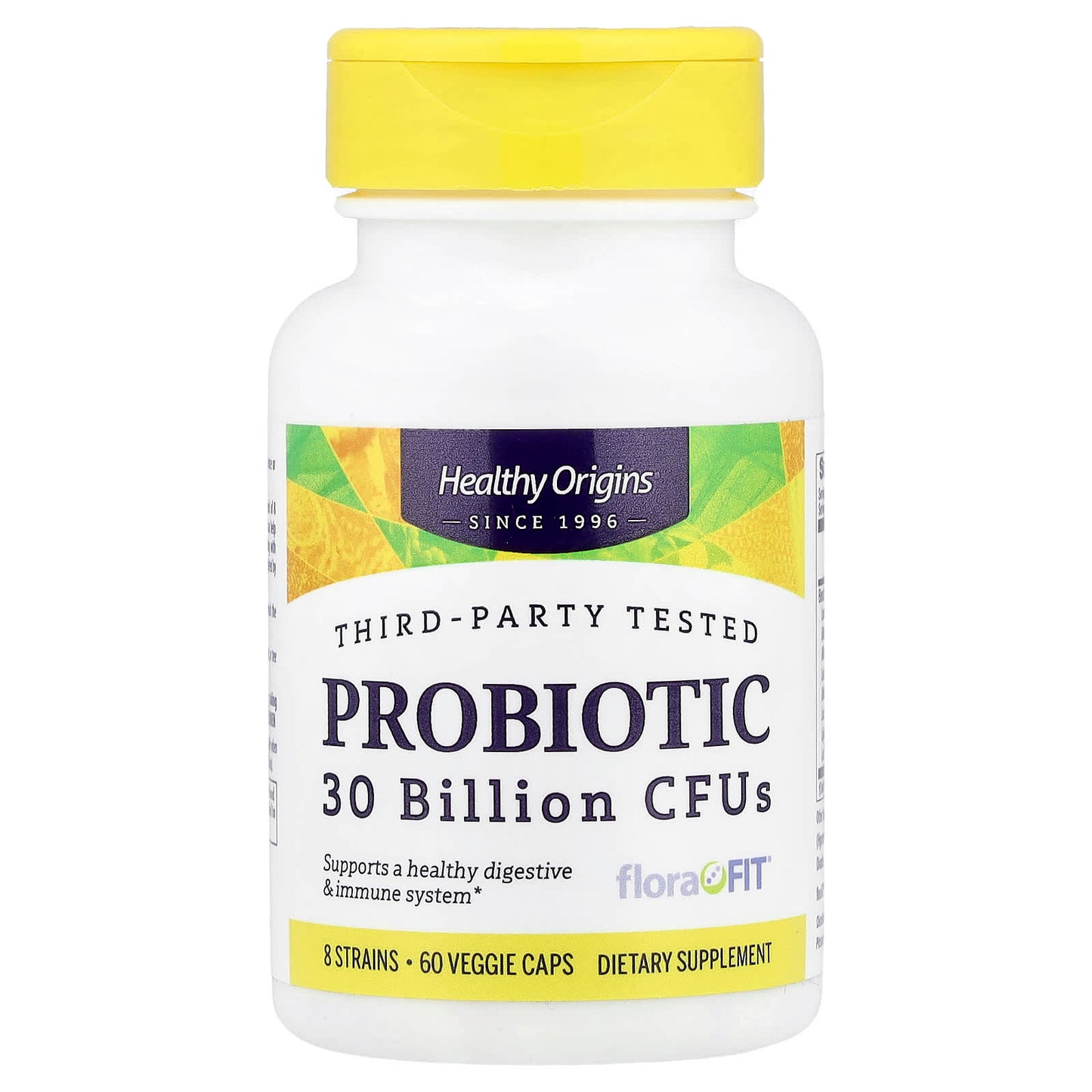 Healthy Origins, Probiotic, 30 Billion CFU, 60 Veggie Caps UPC 603573555153 | Hilife Vitamins