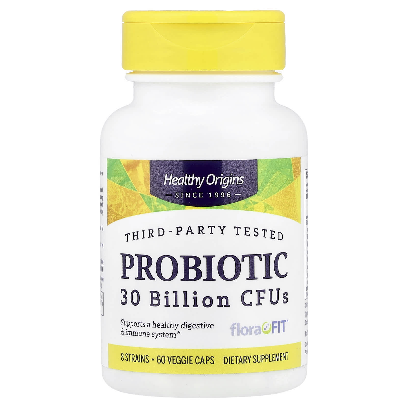 Healthy Origins, Probiotic, 30 Billion CFU, 60 Veggie Caps UPC 603573555153 | Hilife Vitamins