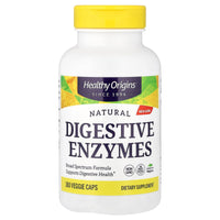 Healthy Origins, Natural Digestive Enzymes, 180 Veggie Caps UPC 603573857363 | Hilife Vitamins