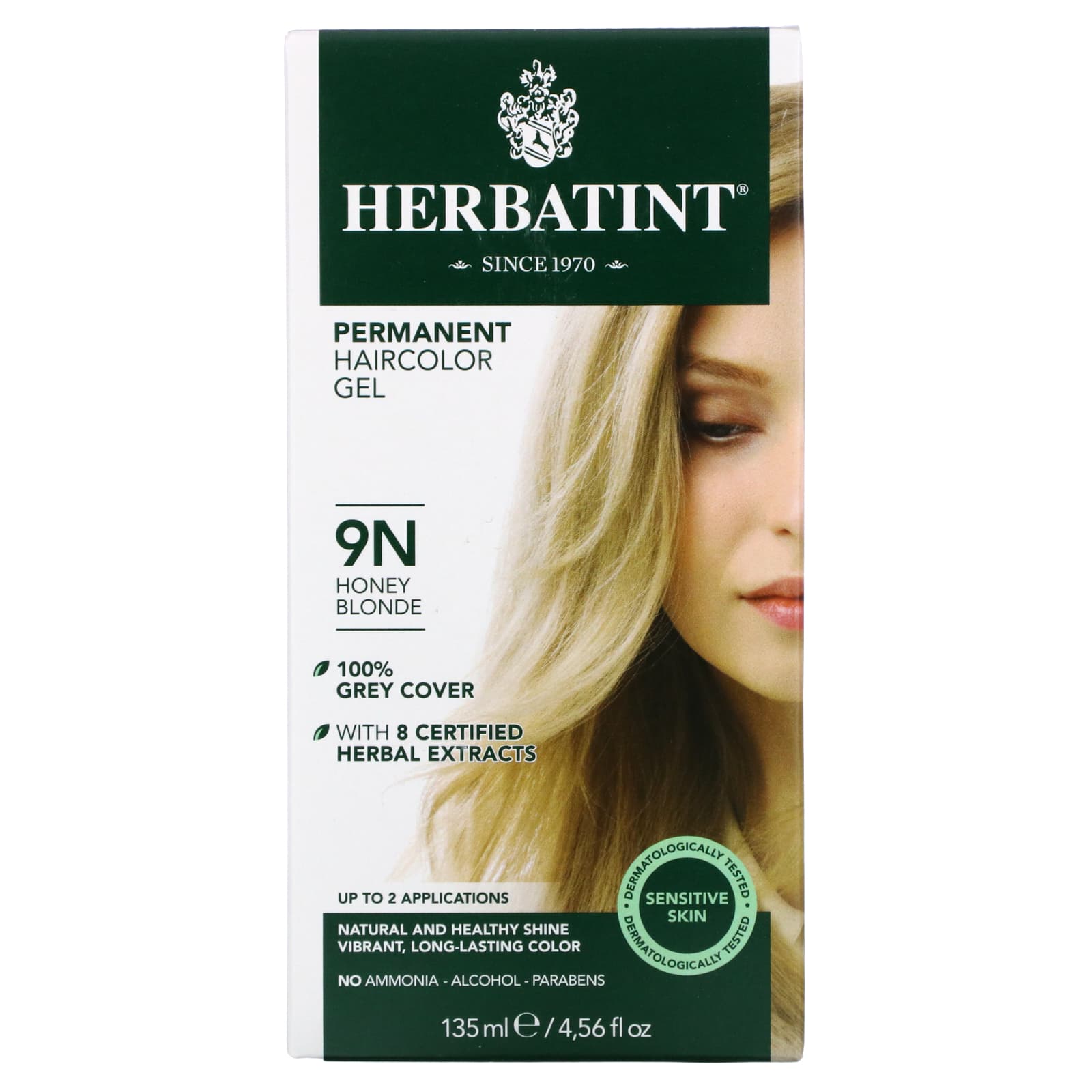 Herbatint Hair, Herbatint Permanent Honey Blonde (9N), 4 Oz UPC 666248001089 | HiLife Vitamins
