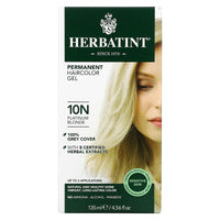 Herbatint Hair, Herbatint Permanent Platinum Blonde (10N), 4 Oz UPC 666248001096 | HiLife Vitamins