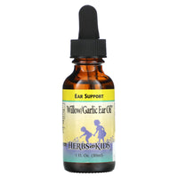 Herbs For Kids, Willow/Garlic Oil Alcohol-Free, 1 Oz Oil UPC 701619101453 | HiLife Vitamins