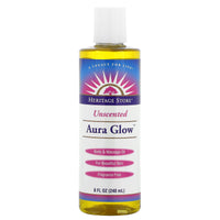 Heritage, Aura Glow, Unscented, 8 Oz Oil UPC 076970110360 | HiLife Vitamins