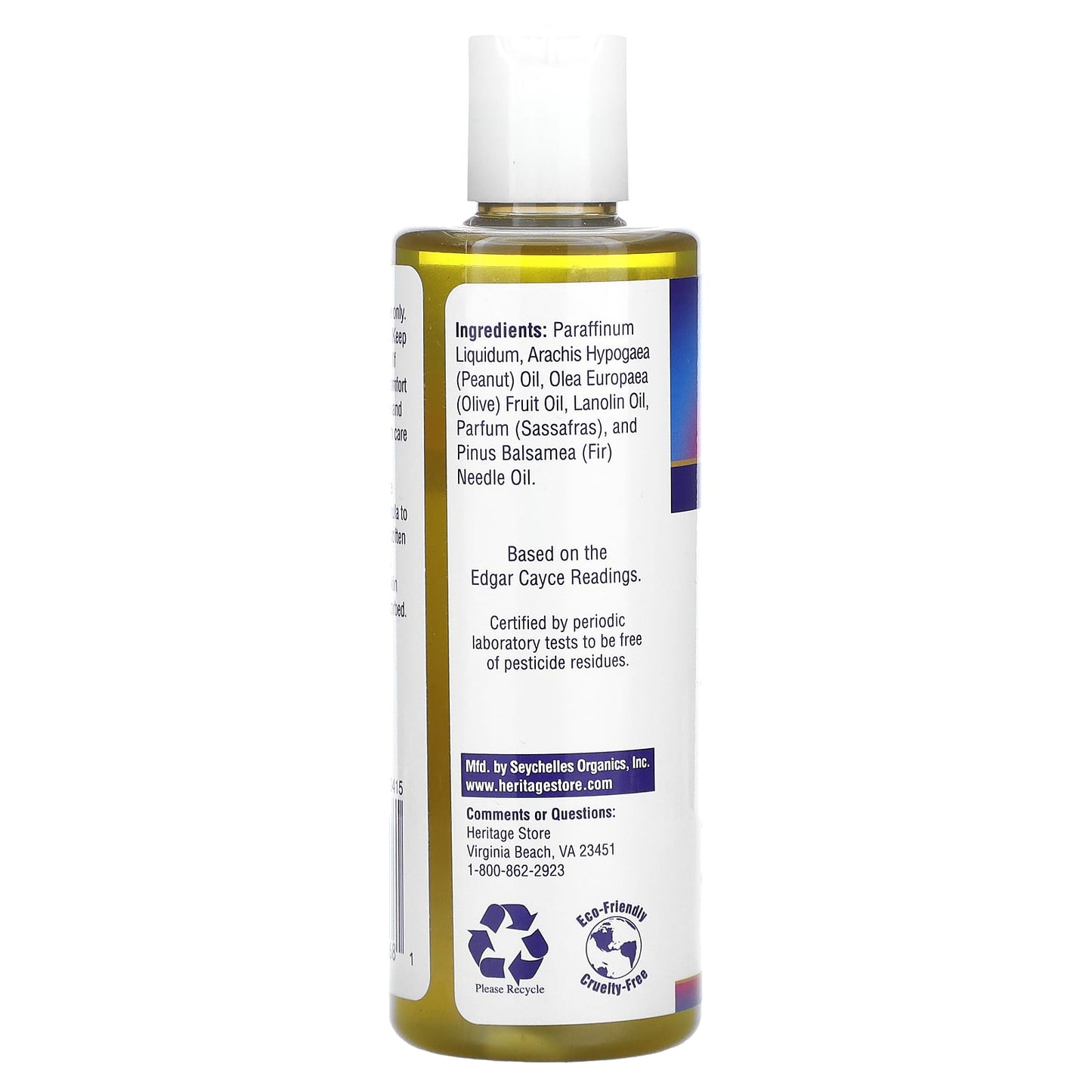 Heritage, Egyptian Oil Original, 8 Oz Oil UPC 076970110681 | HiLife Vitamins