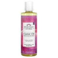 Heritage, Castor Oil Cold Pressed, 8 Oz Oil UPC 076970221097 | HiLife Vitamins