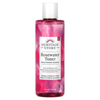 Heritage, Rosewater Toner, 8 Oz Liquid UPC 076970408696 | HiLife Vitamins