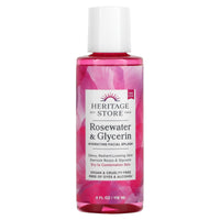 Heritage, Rosewater & Glycerin, 4 Oz Liquid UPC 076970443710 | HiLife Vitamins