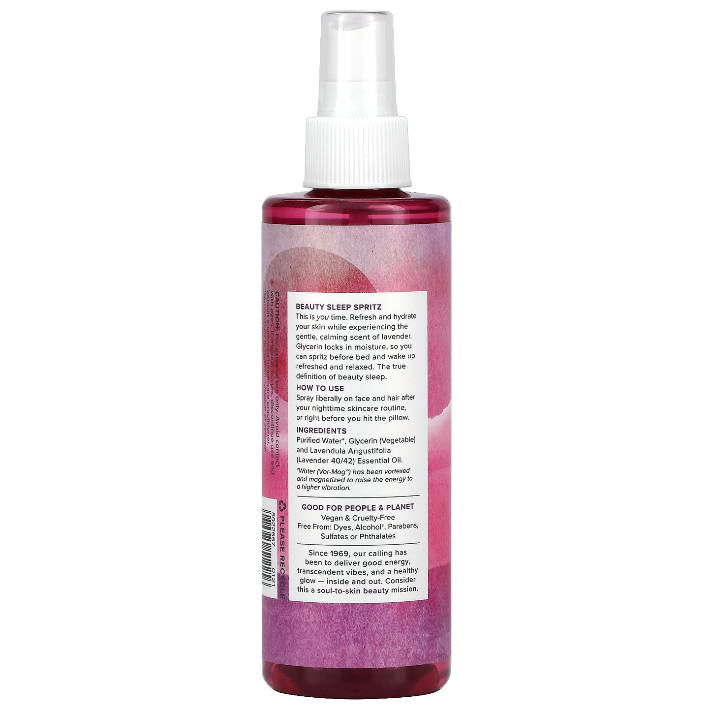 Heritage, Lavender Water & Glycerin Soothing Facial Mist, 8 Oz Spray UPC 076970512256 | HiLife Vitamins