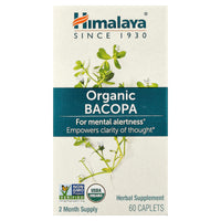Himalaya, Organic Bacopa, 60 Caplets UPC 605069403016 | Hilife Vitamins