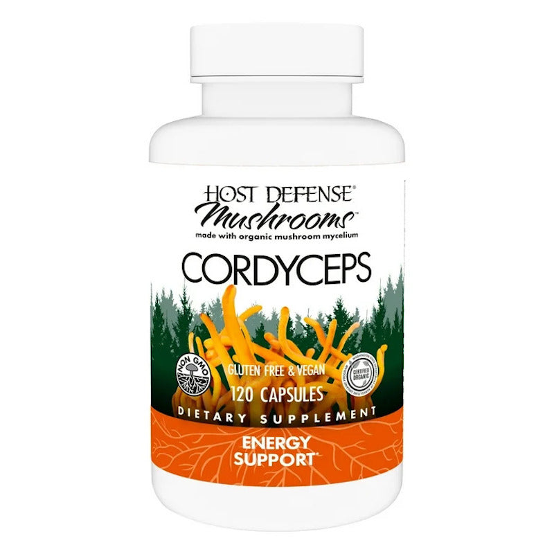 Host Defense, Cordyceps, 120 Capsules UPC 633422031033 | HiLife Vitamins