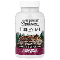 Host Defense, Turkey Tail (Trametes versicolor), 120 Capsules UPC 633422027333 | HiLife Vitamins