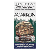 Host Defense, Mushrooms™, Agarikon (Fomitopsis officinalis, 60 Capsules UPC 633422031224 | HiLife Vitamins