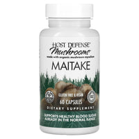 Host Defense, MAITAKE (Grifola frondosa), 60 Capsules UPC 633422031521 | HiLife Vitamins