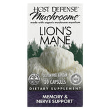 Host Defense, Lion's Mane, Memory & Nerve Support, 30 Vegetarian Capsules - 633422031613 | Hilife Vitamins