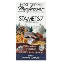Host Defense, Stamets 7, Daily Immune Support, 120 Vegetarian Capsules UPC 633422037035 | HiLife Vitamins