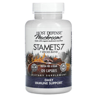 Host Defense, Stamets 7, Daily Immune Support, 120 Vegetarian Capsules UPC 633422037035 | HiLife Vitamins