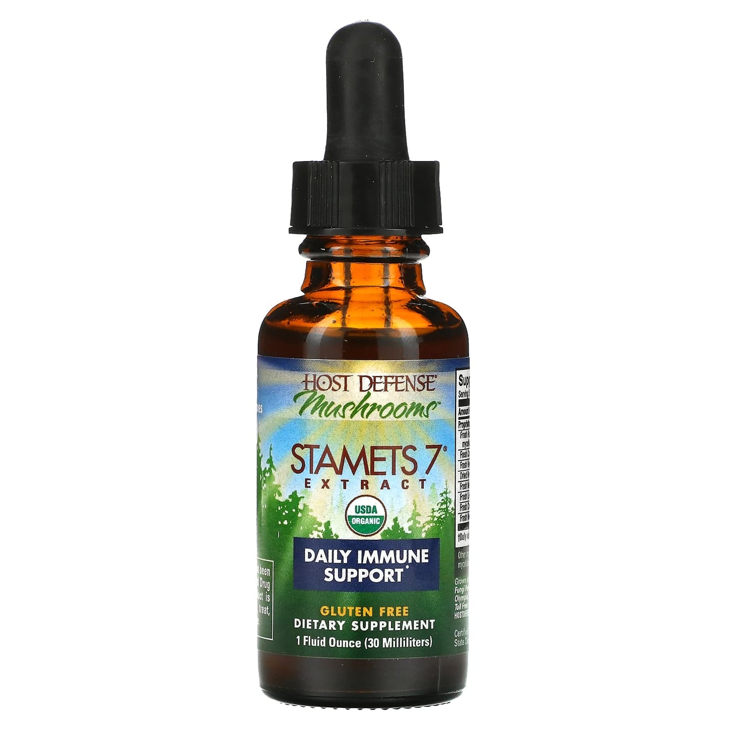 Host Defense, STAMETS 7 Extract, 1 Oz UPC 633422057019 | HiLife Vitamins