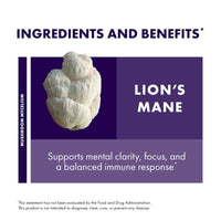 Host Defense, Lion's Mane Mushroom Mycelium Powder, 3.5 oz (100 g) UPC 633422306964 | Hilife Vitamins