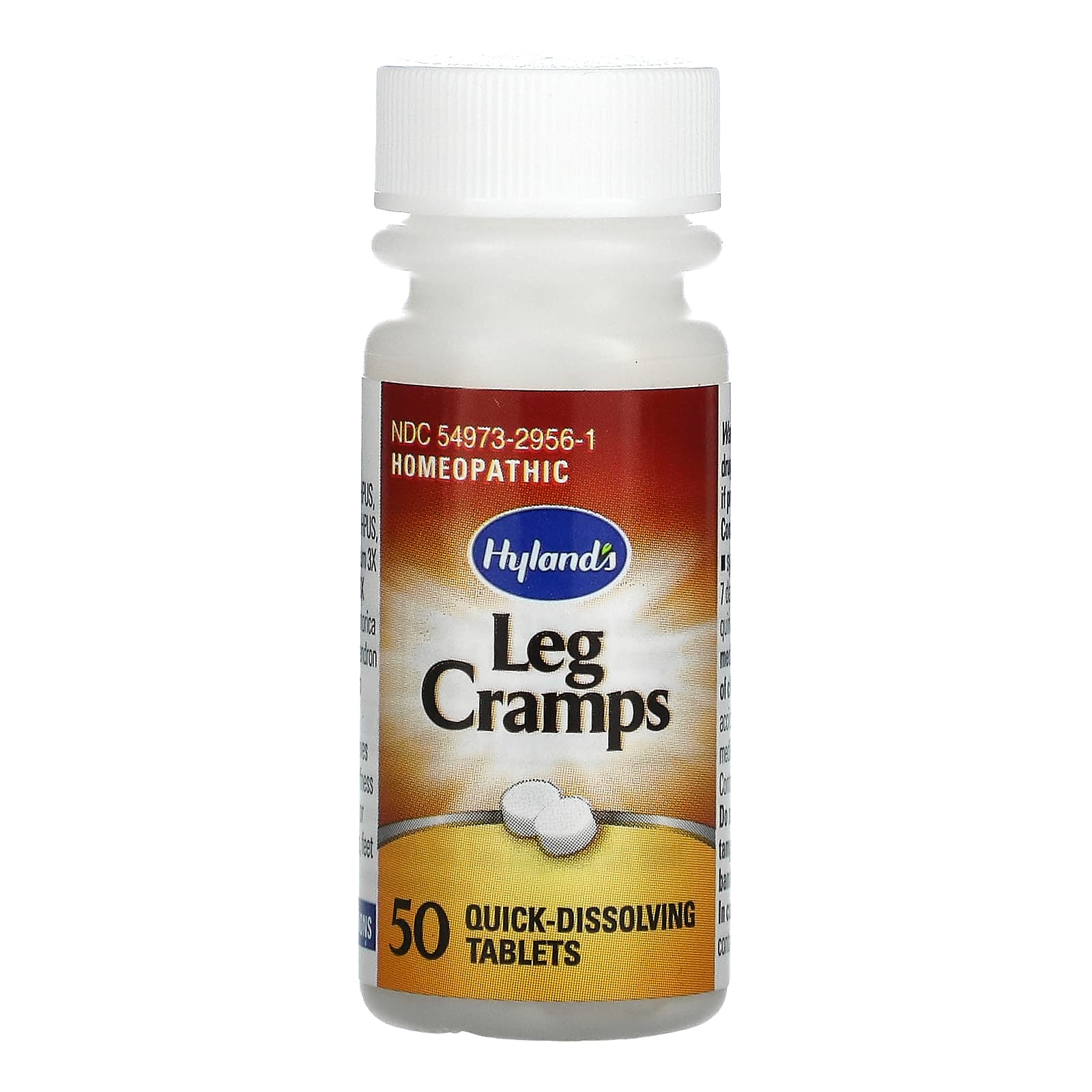 Hylands, Leg Cramps, 50 Tablets UPC 354973295612 | Hilife Vitamins