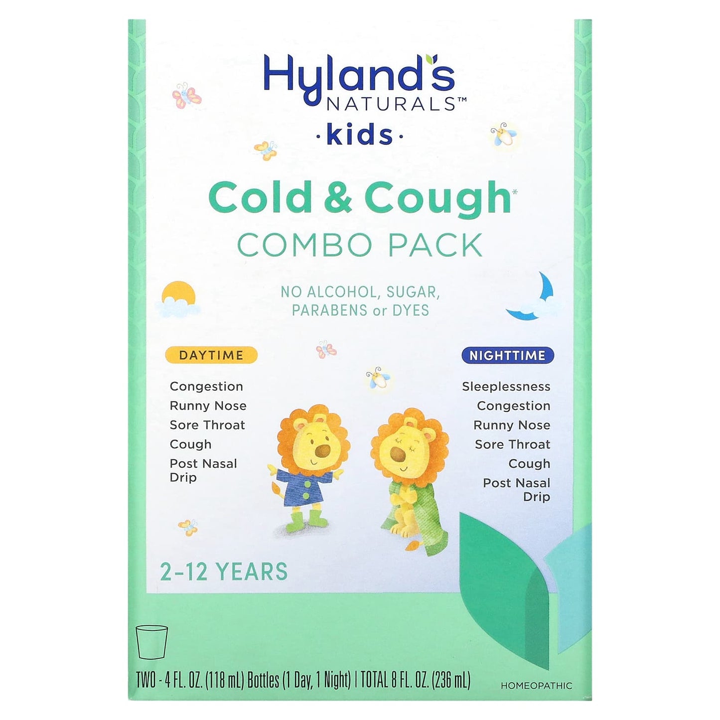 HYLANDS, 4 Kids Cold 'n Cough Day & Night Value Pack, 8 Oz UPC 354973337817 | Hilife Vitamins