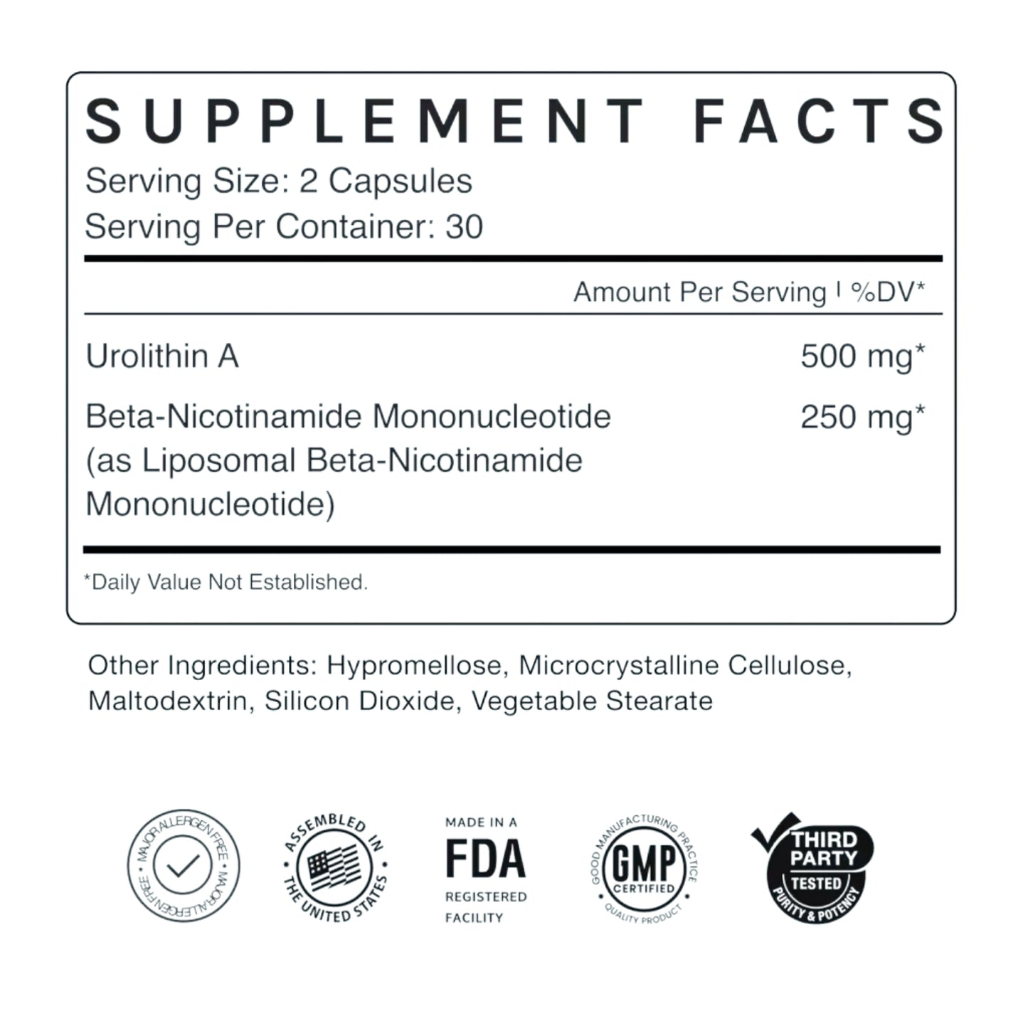 Infiniwell, Cellular Energy Pro™, 60 Capsules UPC 608870160116 | Hilife Vitamins