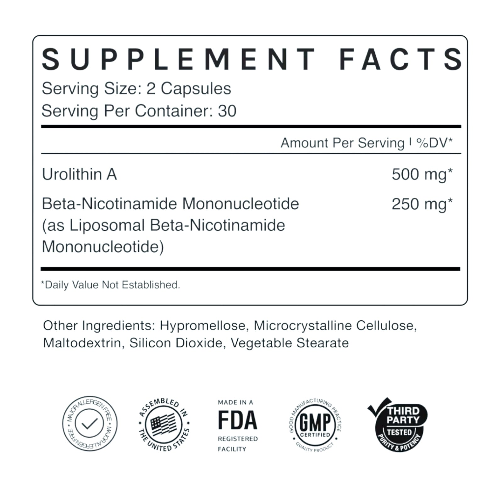 Infiniwell, Cellular Energy Pro™, 60 Capsules UPC 608870160116 | Hilife Vitamins