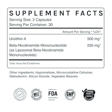 Infiniwell, Cellular Energy Pro™, 60 Capsules UPC 608870160116 | Hilife Vitamins