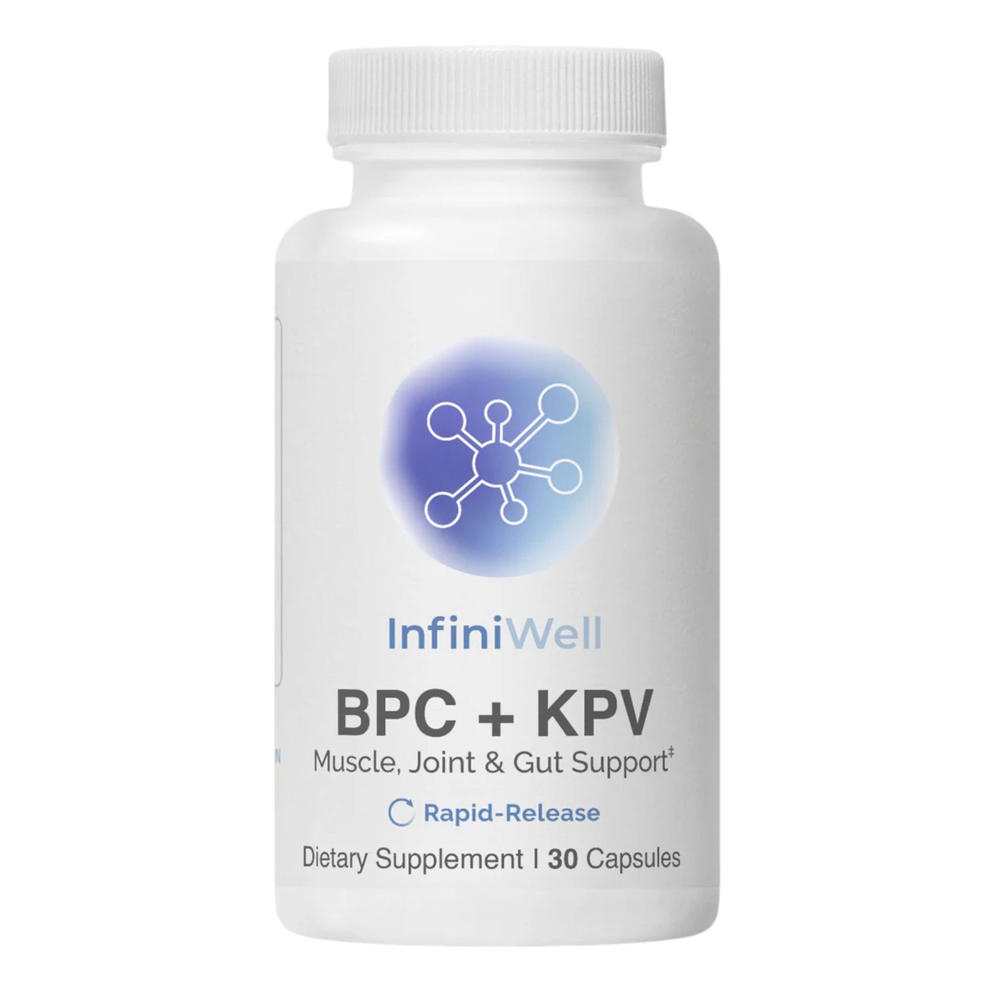 Infiniwell, BPC + KPV, 30 Capsules UPC 608870574418 | Hilife Vitamins