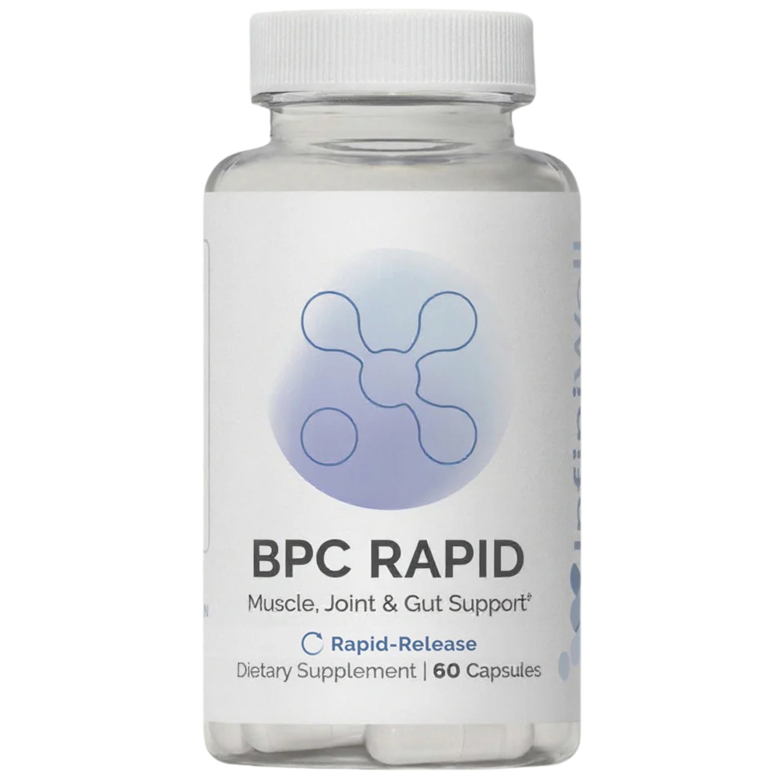 Infiniwell, BPC-157 RAPID, 250MCG, 60 Capsules UPC 608870601008 | HiLife Vitamins