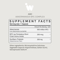 Infiniwell, Akkermansia-BPC 157-Complex, 60 Capsules UPC 608870601206 | HiLife Vitamins