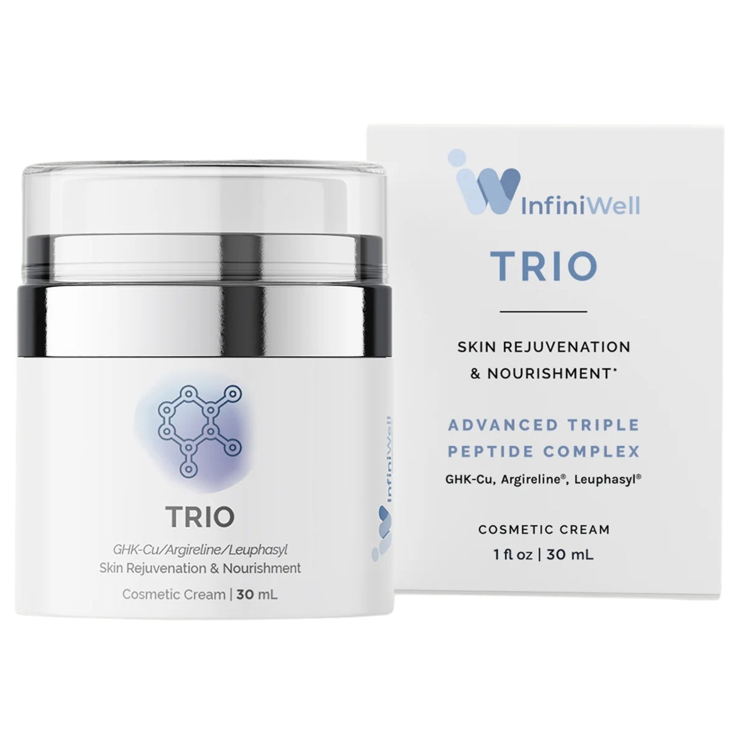 Infiniwell, TRIO, Skin Rejuvenation & Nourishment, 1 fl oz (30 mL) - 610452802420 | Hilife Vitamins