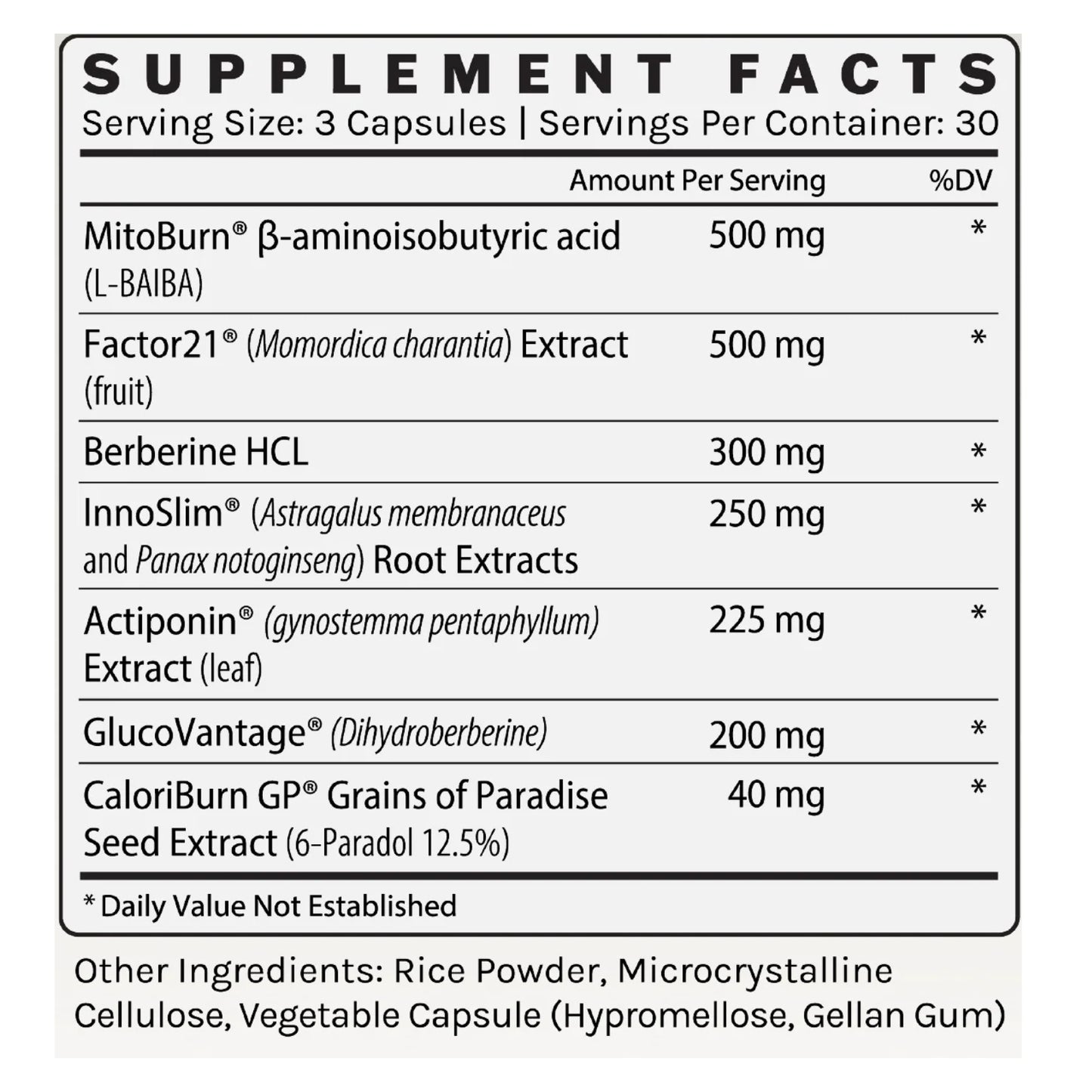 Infiniwell, Control, 90 Capsules UPC 691835779515 | HiLife Vitamins