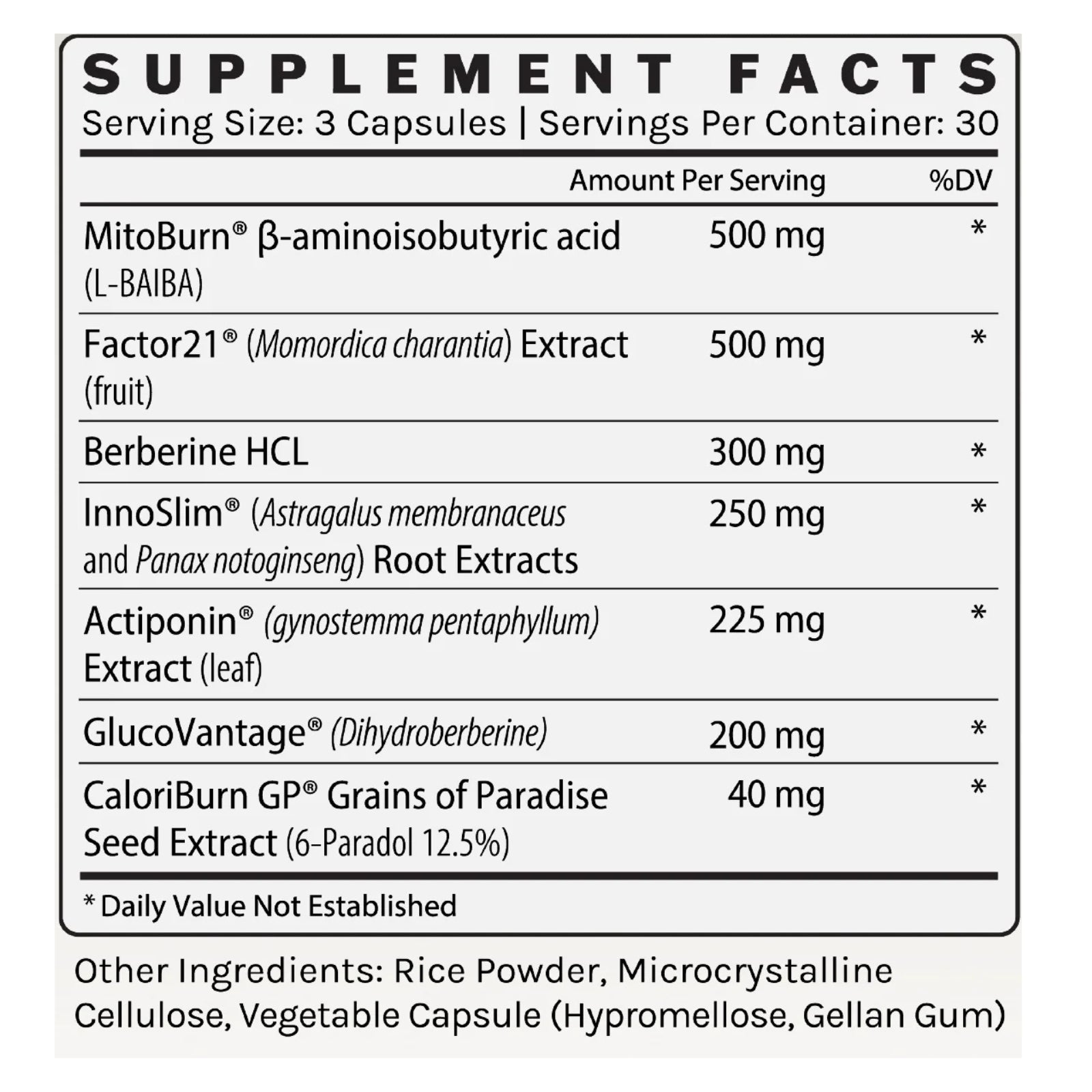 Infiniwell, Control, 90 Capsules UPC 691835779515 | HiLife Vitamins