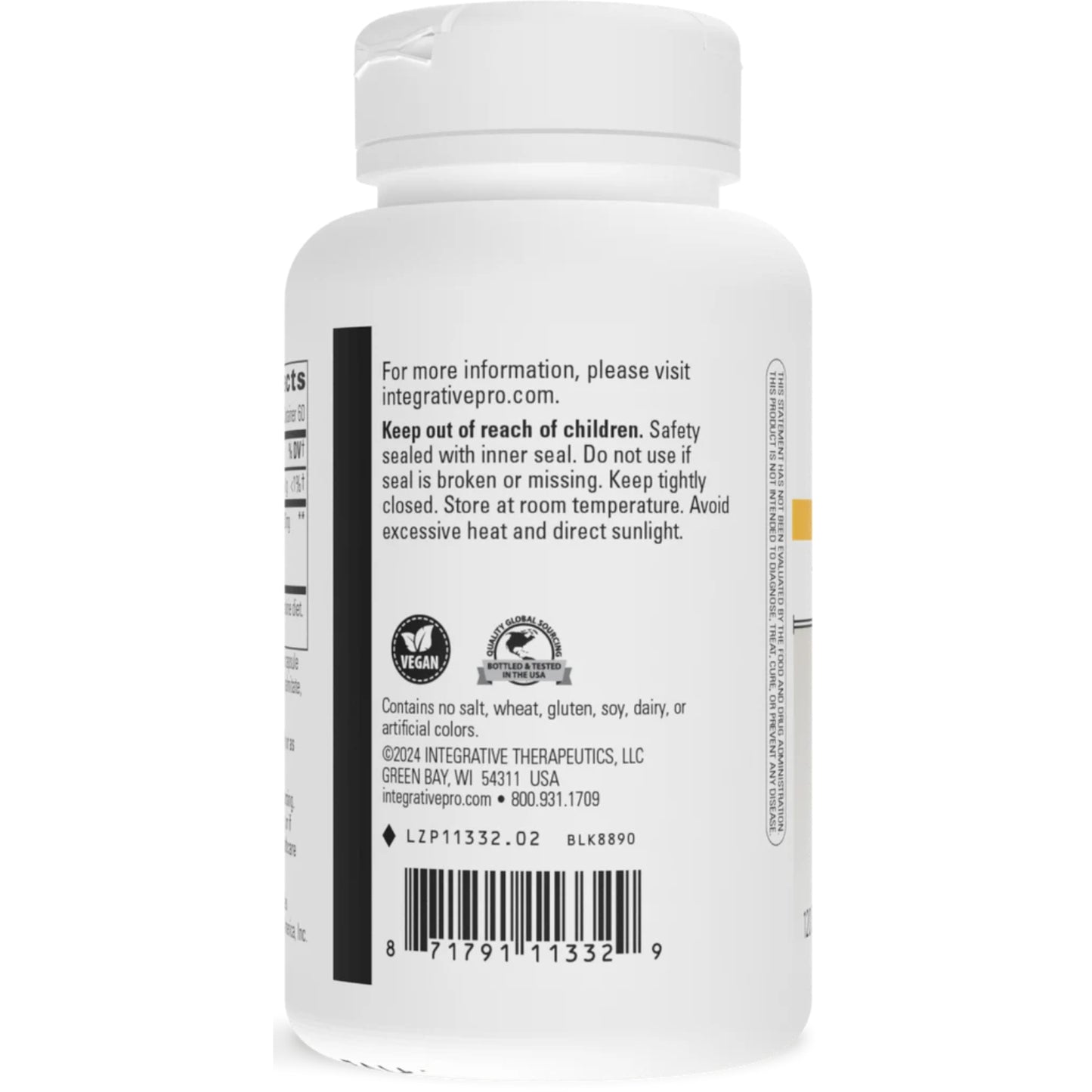 Integrative Therapeutics, Theracurmin® HP, 120 Capsules - 871791113329 | Hilife Vitamins