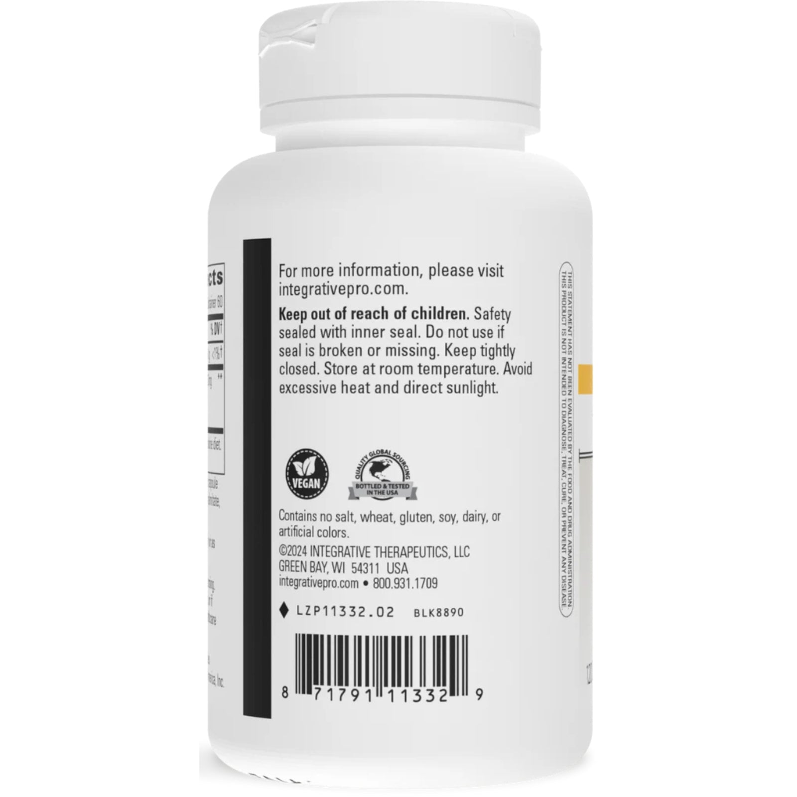 Integrative Therapeutics, Theracurmin® HP, 120 Capsules - 871791113329 | Hilife Vitamins