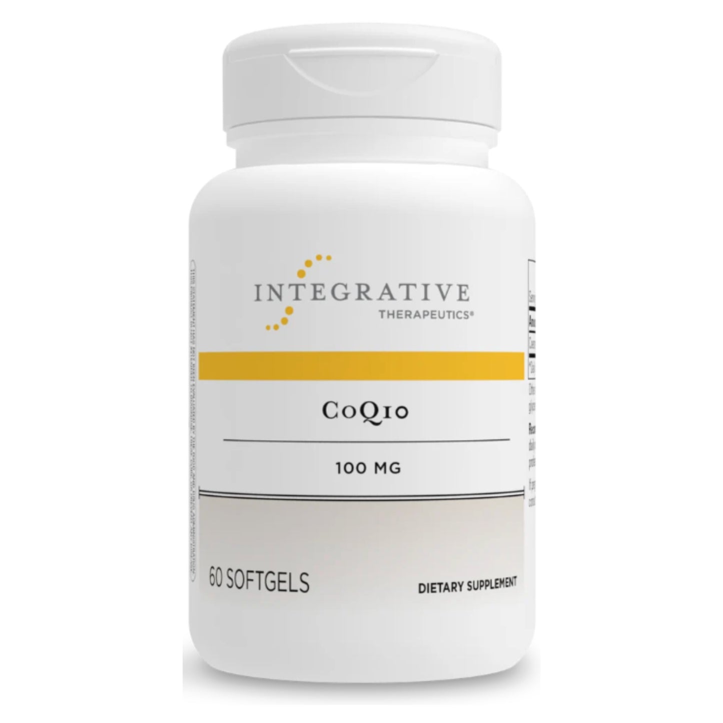 Integrative Therapeutics, CoQ10, 100 mg, 60 Softgels UPC 871791001176 | Hilife Vitamins